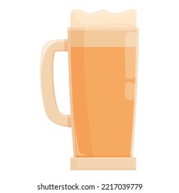 Beer Mug Icon Cartoon Vector. Republic Landmark. Travel Castle