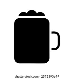 Beer mug icon. Concept of alcohol, celebration, and party.