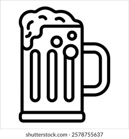 Beer Mug Icon Element For Design