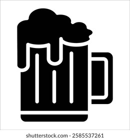 Beer Mug Icon Element For Design