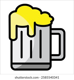Beer Mug Icon Element For Design