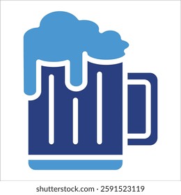 Beer Mug Icon Element For Design