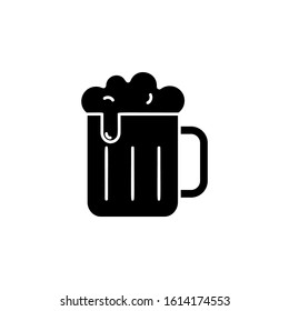 beer mug icon. Element of drinks icon for mobile concept and web apps. Thin line beer mug icon can be used for web and mobile. Premium icon on white background