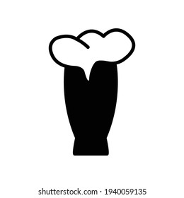 Beer mug icon. Element of drinks icon for mobile concept and web apps. Premium icon on white background. Editable stroke. Design template vector