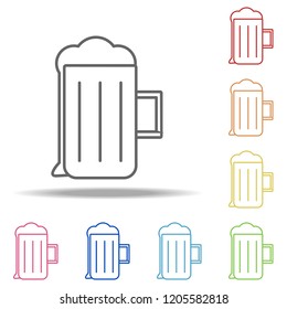 beer mug icon. Elements of kitchen in multi color style icons. Simple icon for websites, web design, mobile app, info graphics
