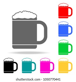 beer mug icon. Elements of party multi colored icons. Premium quality graphic design icon. Simple icon for websites, web design, mobile app, info graphics on white background
