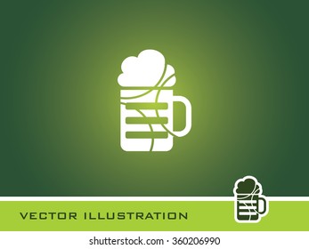 Beer Mug Icon. Eps-10.