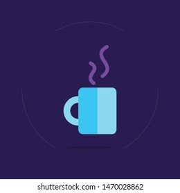 Beer mug icon. Flat vector illustration.