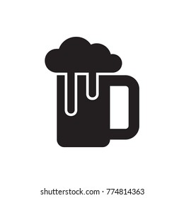beer mug icon illustration isolated vector sign symbol
