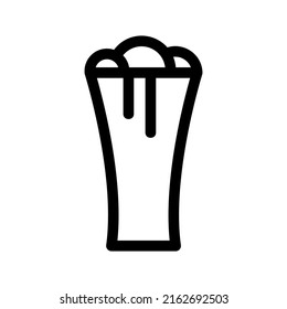 beer mug icon or logo isolated sign symbol vector illustration - high quality black style vector icons

