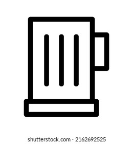 beer mug icon or logo isolated sign symbol vector illustration - high quality black style vector icons
