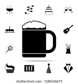 beer mug icon. Party icons universal set for web and mobile