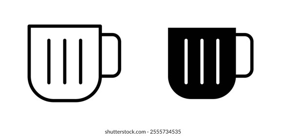 Beer mug icon symbol collection on white background.