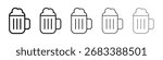 Beer mug icon Vector Art Illustration