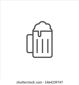 beer mug icon vector illustration