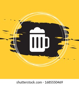 Beer Mug Icon, Beer Icon Vector Illustration Eps10