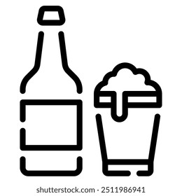 Icono de taza de cerveza para Web, App, infografía, etc