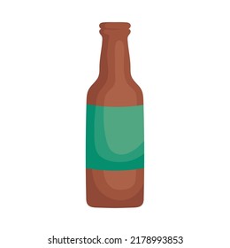 Bierkrug auf Weiß
