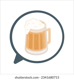 beer mug. realistic images. Beer glass from different sides on white  background. Foamy alcoholic drink. Volumetric symbols. beer advertising and most popular drink. Bear glass mug. 2241