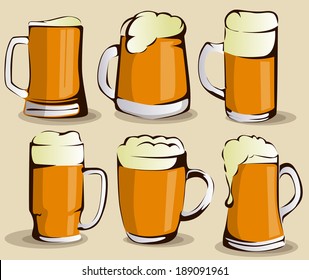 Beer mug set