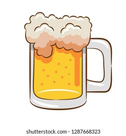 beer mug vector