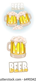 Beer mug vector