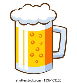 beer mug vector clipart