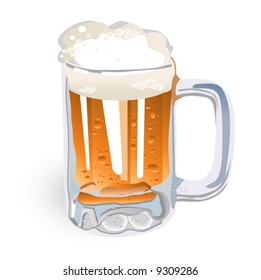 Beer Mug (vector). In the gallery also available XXL jpeg image made from this vector