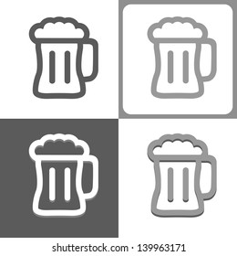 Beer Mug Vector Icon