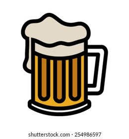 Beer Mug Vector Icon