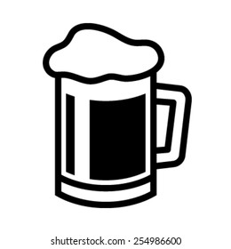 Beer Mug Vector Icon