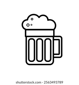 beer mug - vector icon