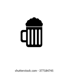 Beer mug. Vector icon