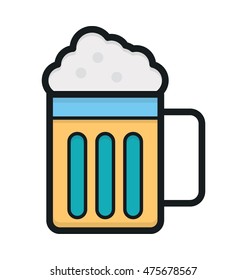 Beer Mug Vector Icon