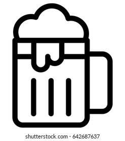 Beer Mug Vector Icon