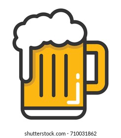 Beer Mug Vector Icon