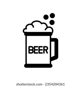 Beer mug vector icon which can easily modify or edit

