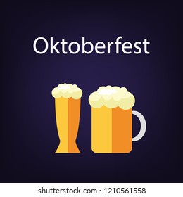 Beer Mug Vector Illustration