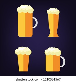 Beer Mug Vector Illustration