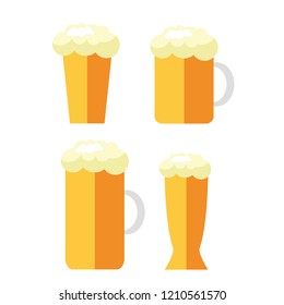 Beer Mug Vector Illustration