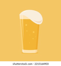 Beer in a mug vector illustration