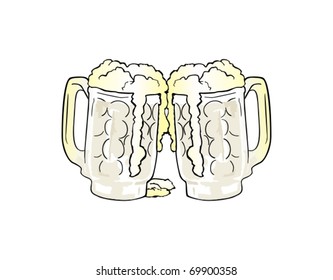 Beer mugs