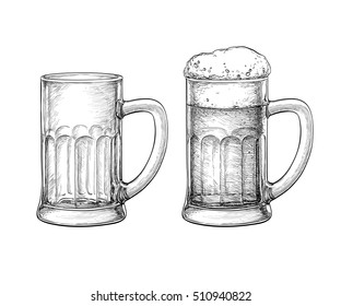 13,831 Beer mug sketch Images, Stock Photos & Vectors | Shutterstock