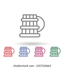 Beer multi color icon. Simple thin line, outline vector of mythology icons for ui and ux, website or mobile application