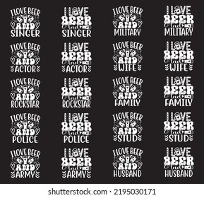 Beer Oktoberfest design concept illustration Hand drew. Oktoberfest concept T shirt And SVG Design Bundle. Beer SVG Quotes  t shirt Design, Vector EPS Editable Files Bundle, can you download this bund