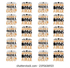 Beer Oktoberfest design concept illustration Hand drawn. Oktoberfest T shirt And SVG Design Bundle. Beer SVG Quotes t shirt Design, Vector EPS Editable Files Bundle, can you download this bundle