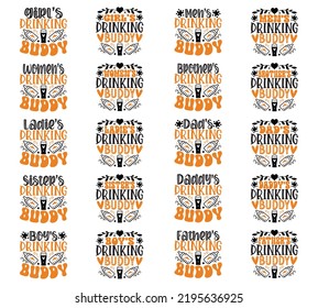 Beer Oktoberfest design concept illustration Hand drawn. Oktoberfest T shirt And SVG Design Bundle. Beer SVG Quotes t shirt Design, Vector EPS Editable Files Bundle, can you download this bundle