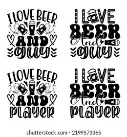 Beer Oktoberfest design concept illustration Hand drawn. Oktoberfest T shirt And SVG Design Bundle. Beer SVG Quotes t shirt Design, Vector EPS Editable Files Bundle.