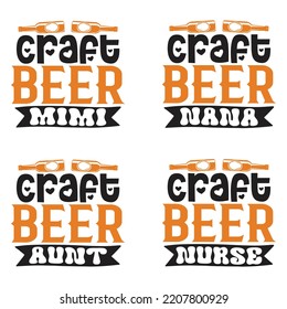 Beer Oktoberfest design concept illustration Hand drawn. Oktoberfest T shirt And SVG Design Bundle. Beer SVG Quotes t shirt Design, Vector EPS Editable Files Bundle.