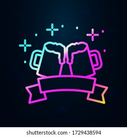 Beer, oktoberfest nolan icon. Simple thin line, outline vector of oktoberfest icons for ui and ux, website or mobile application
